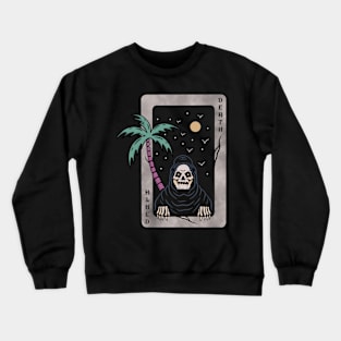 Card and skull Crewneck Sweatshirt